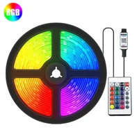 led strip lights rgb 5050 luz flexible tape luminous string luces bluetooth remote control tv backlight holiday fita party decor