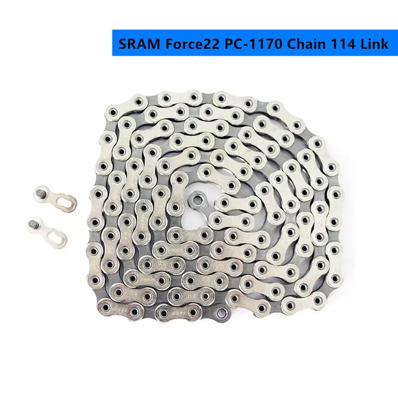 SRAM Force 22 PC 1170 цепь 114L 2x11 Speed 22s для шоссейного велосипеда 114 звеньев с недостающим