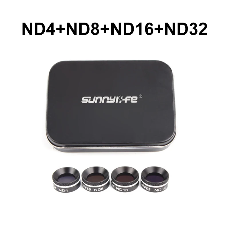 ND 4 ND 8 ND16 DJI Mavic воздушные фильтры для объектива Комплект Многофункциональный фильтр для объектива MCUV CPL ND4 ND8 ND16 ND32 фильтр Солнцезащитный Для DJI MAVIC Air - Цвет: ND 4 ND 8 ND16