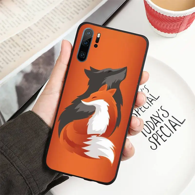 

Anime funny foxs lovely Phone Cases For Huawei Honor 7C 7A 8X 8A 9 10 10i Lite 20 NOVA 3i 3e