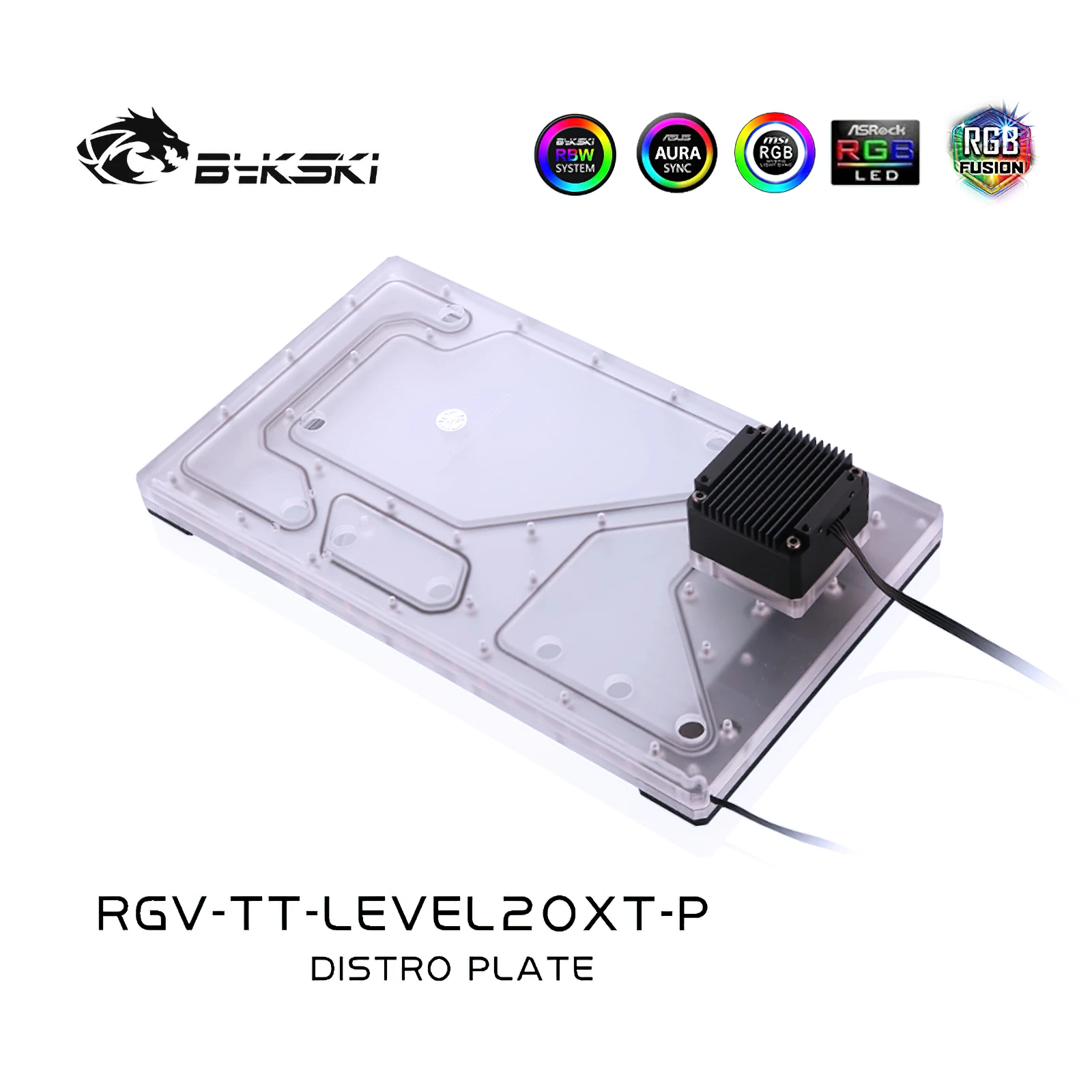 

Bykski RGB Water Cooling Distro Plate Reservoir for Thermaltake TT LEVEL20 XT Chassis Reservoir RGV-TT-LEVEL20XT-P