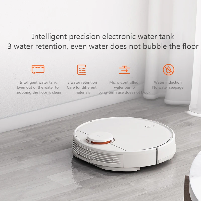 Умный пылесос Xiaomi Robot Vacuum Mop Pro 2 в 1 Mi STYJ02YM с лазерной навигацией Wi-Fi Швабра для