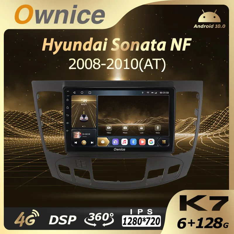 

Автомобильный радиоприемник K7 Ownice 6G + 128G Android 10,0 для Hyundai Sonata NF 2008 - 2010 мультимедийный плеер аудио 4G LTE GPS Navi Stereo