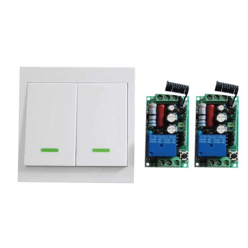 

Wall Sticky Remote Control Switch AC 220V 10A Relay Contact NO COM NC Wireless Switch Smart Home Light Lamp LED Remote Retail