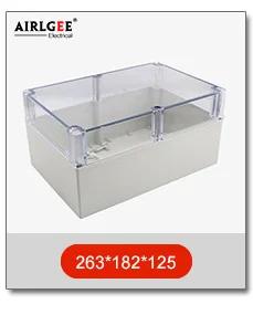 83x58x33 мм прозрачный пылезащитный и водонепроницаемый IP65 пластиковый чехол DIY Распределительная Коробка