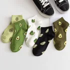 Носки женские, хлопковые, черные, белые, забавные, летние, повседневные, 2020, 1 пара