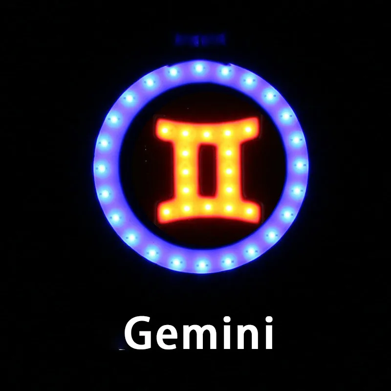Gemini Колесо велосипеда светильник Водонепроницаемый Велоспорт Шлем хвост светильник Фонари задний светильник для велосипеда USB Перезаряжаемые безопасности ночной езды - Цвет: Gemini
