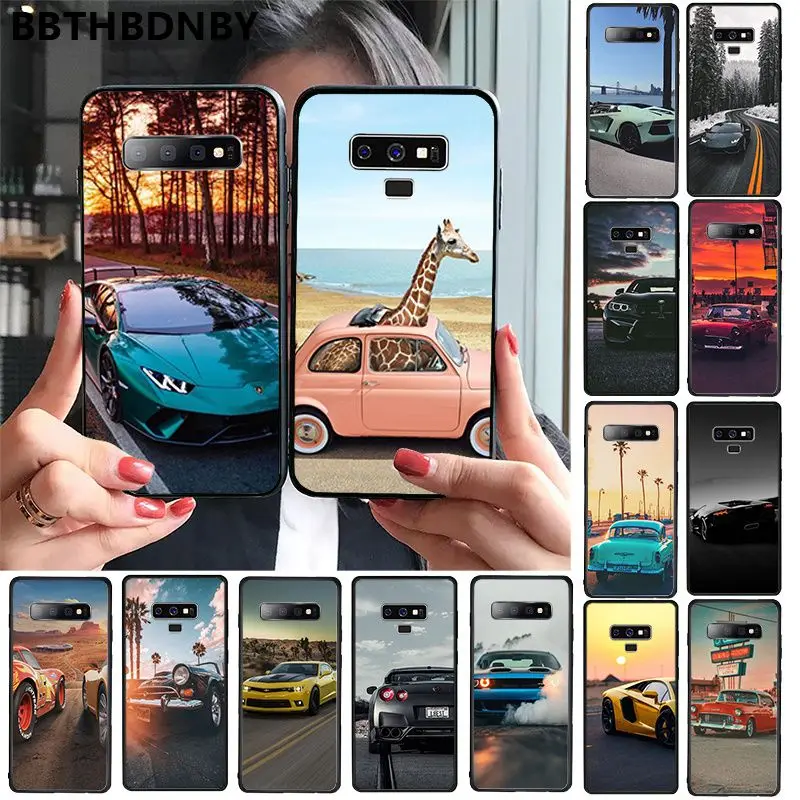 Чехол для телефона с рисунком автомобиля мягкий чехол из ТПУ samsung S9 plus S6 edge S7 S8 S10 |