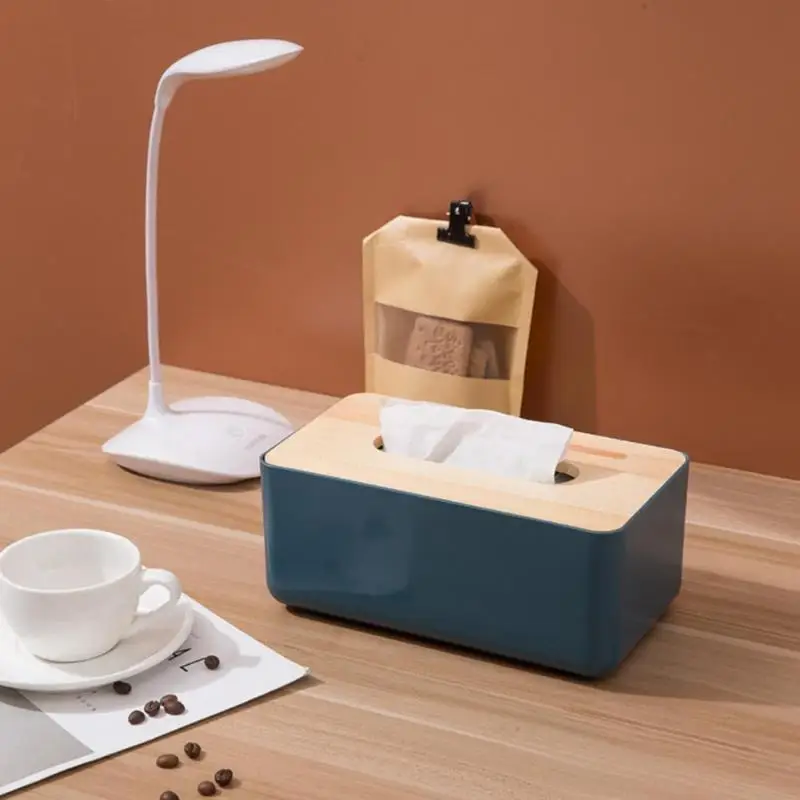

Multifunctional Plastic Tissue Box Paper Towel Organizer Household Supplies