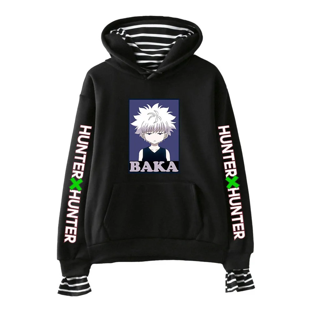 

Hunter X Hunter Hoodies Japanese Anime Men Women Winter Pullovers Sweatshirts Killua Zoldyck Hisoka Hoody Tops