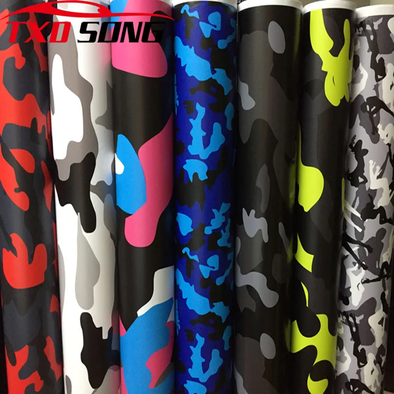 Камуфляжная виниловая пленка для автомобиля стайлинга автомобилей велосипедов