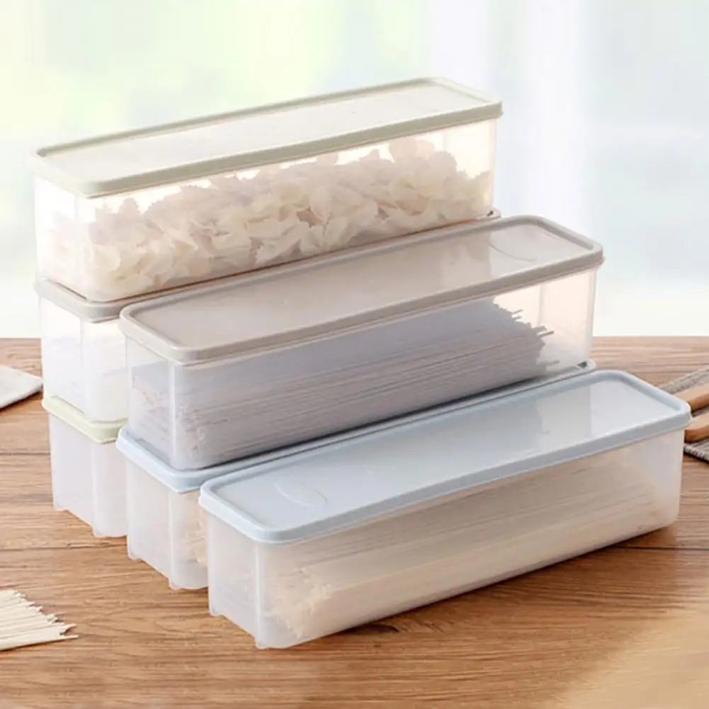 

Pasta container cold resistant and practical PP food grade noodle storage box for picnic camping