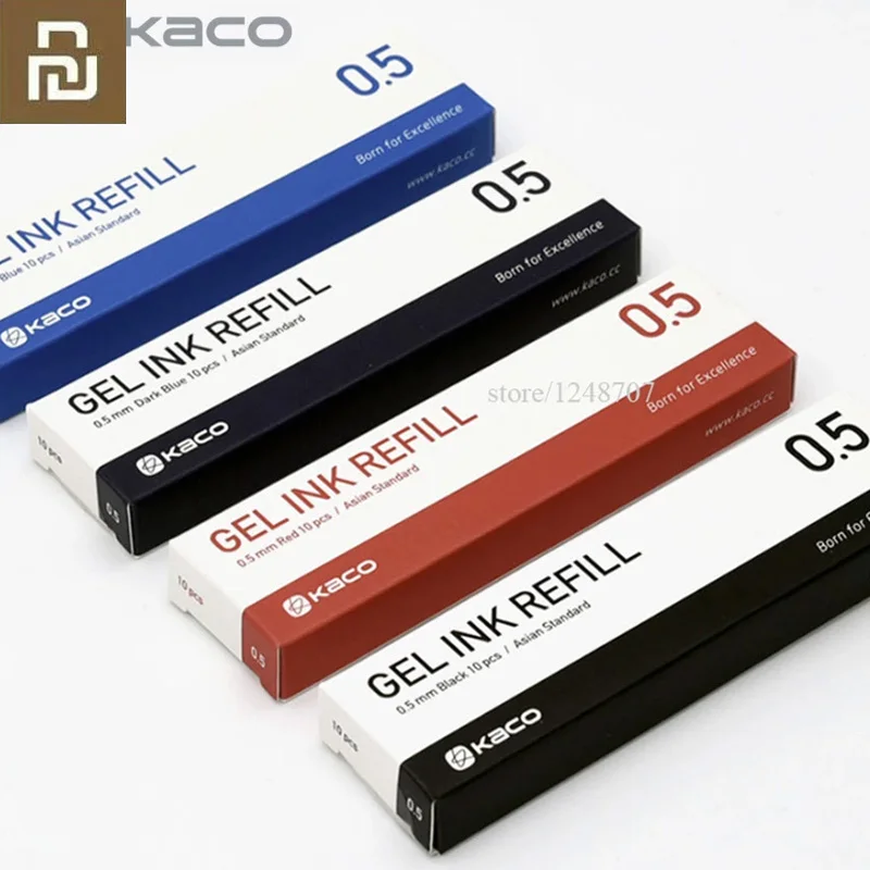 Youpin Kaco синие/черные/красные чернила для Pen KACO 0 5 мм ручка подписи плавное письмо