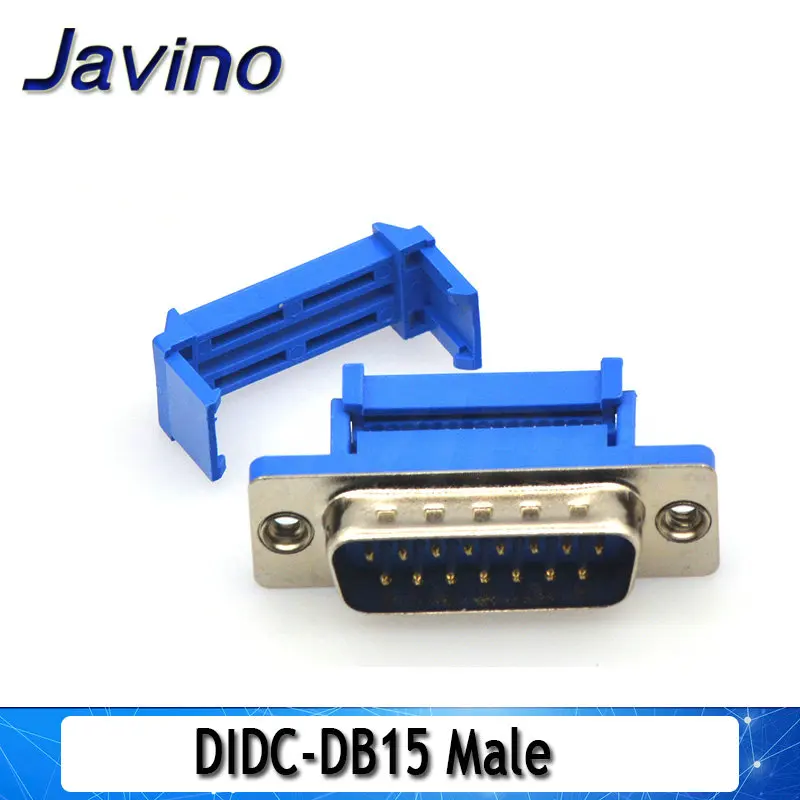 DIDC-DB915 Male 2 шт. D-SUB DIDC 9 15 25 37Pin DB9 DB15 DB25 Мужской Женский головная линия прессования типа разъем D SUB DIDC-9P 15P 25P разъем - Цвет: DIDC-DB915 Male