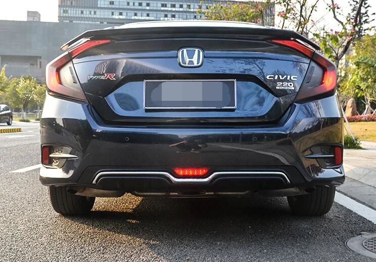 Для Civic Body kit спойлер 2016-2018 для Honda A ABS задний передний бампер диффузор защитные