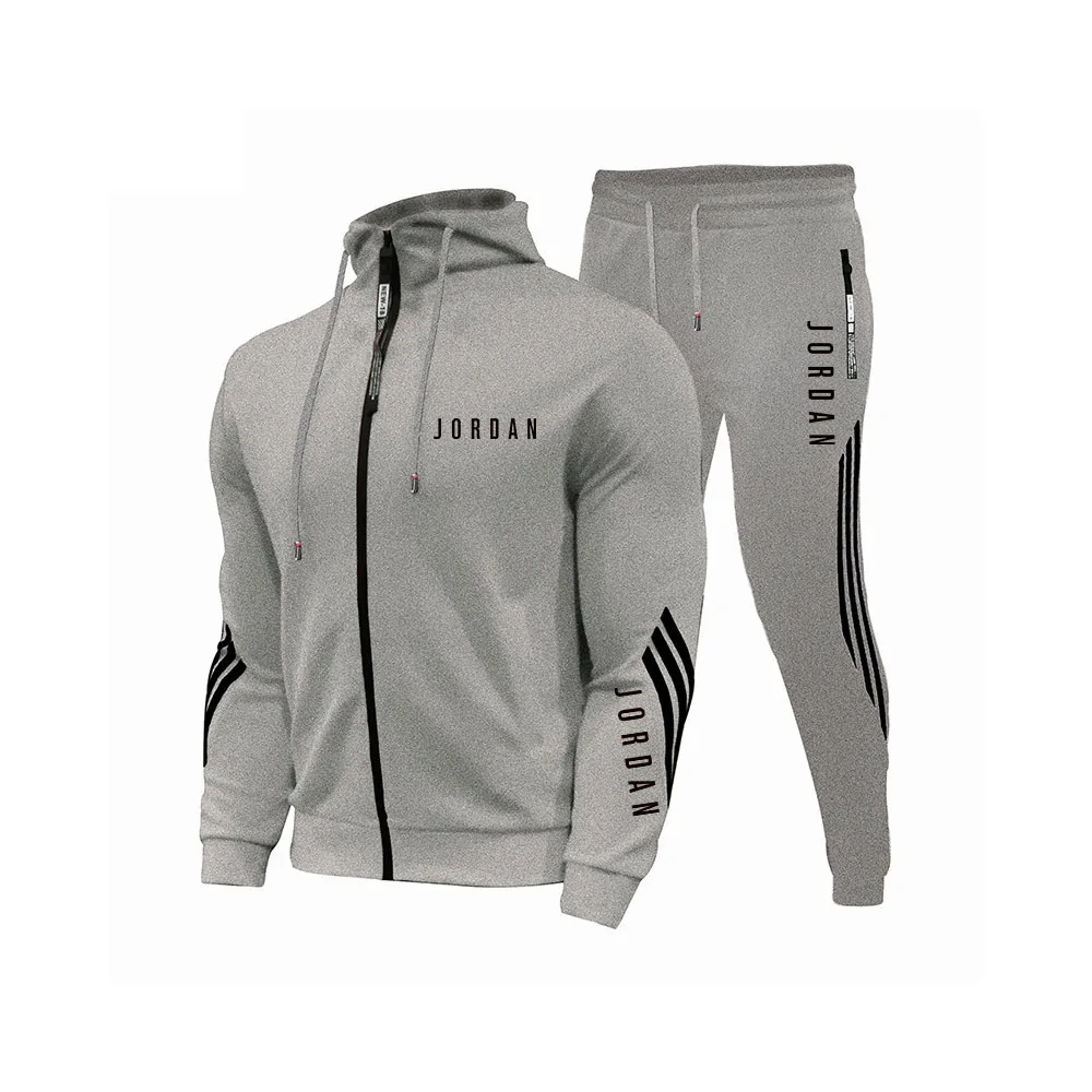 

Brand men's suit sportswear 2-piece suit men's winter jacket casual zipper jacket sportswear + pants pullover sportswear men's s