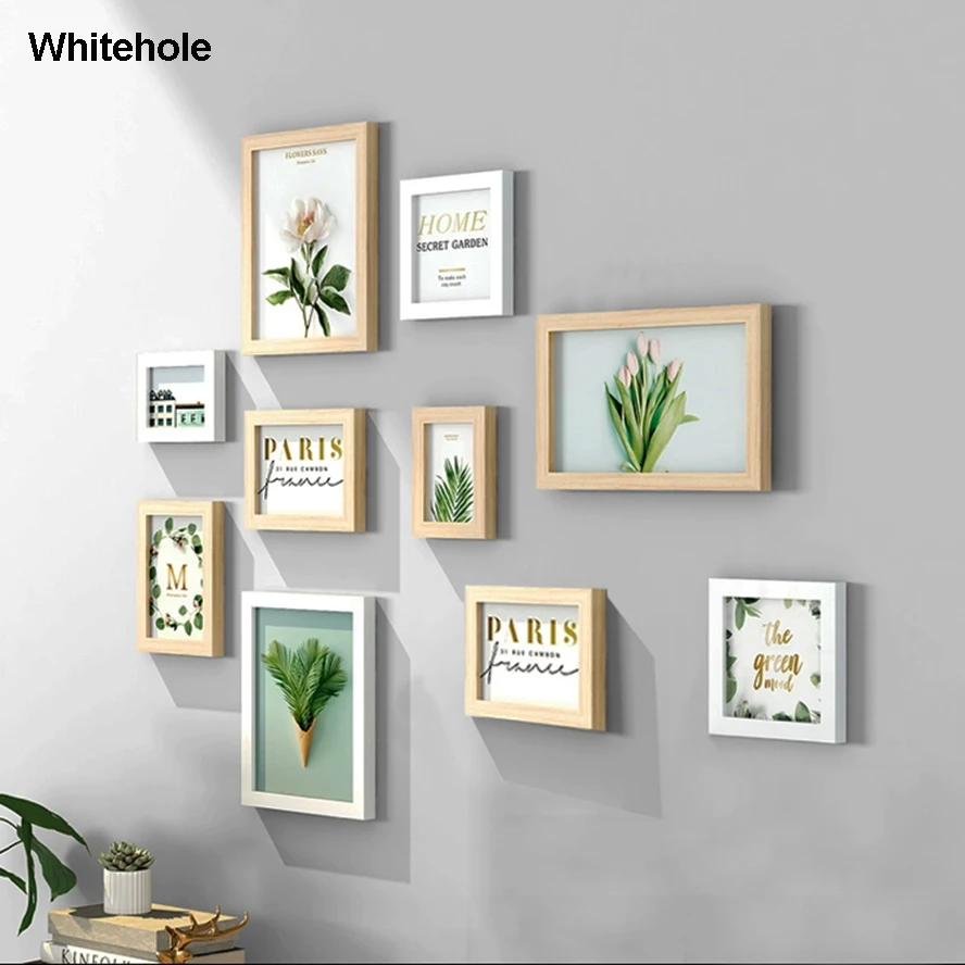 Фоторамка из натурального дерева настенная деревянная рамка фоторамка