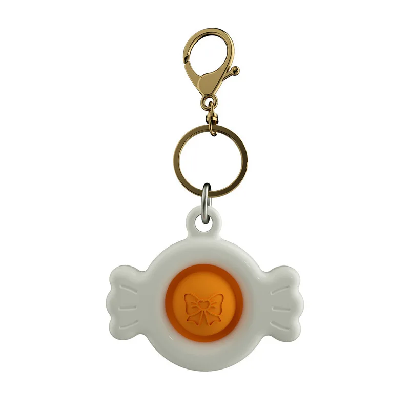 

Fidget Toy Simple Dimple Decompression Portable Keychain Relieve Stress Candy Keychain Simple Dimple Children Toys