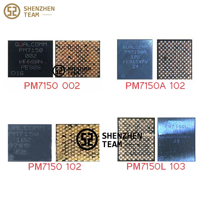 

SZteam PMIC PM7150 002 PM7150A 102 PM7150L 103 Power Supply IC for REDMI K20 XIAOMI NOTE 7 CC9 Pro MI 9T Samsung A80 A805F A715F