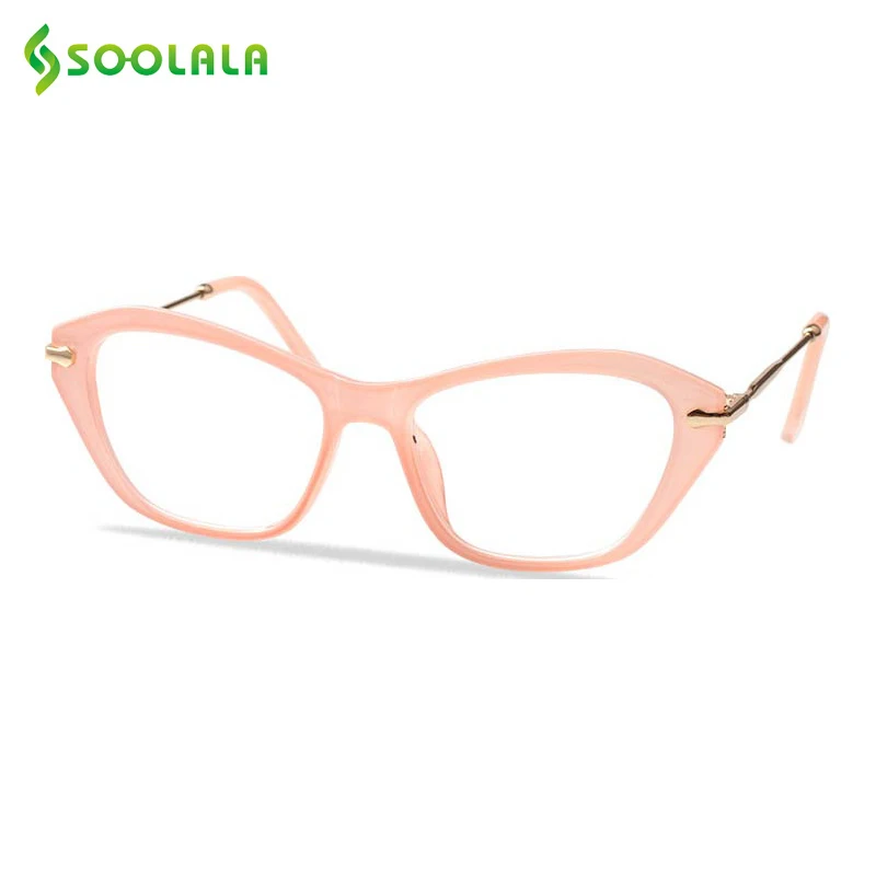 Очки для чтения SOOLALA Cateye унисекс с оправой диоптриями + 0 5 75 1 25 2 3 4