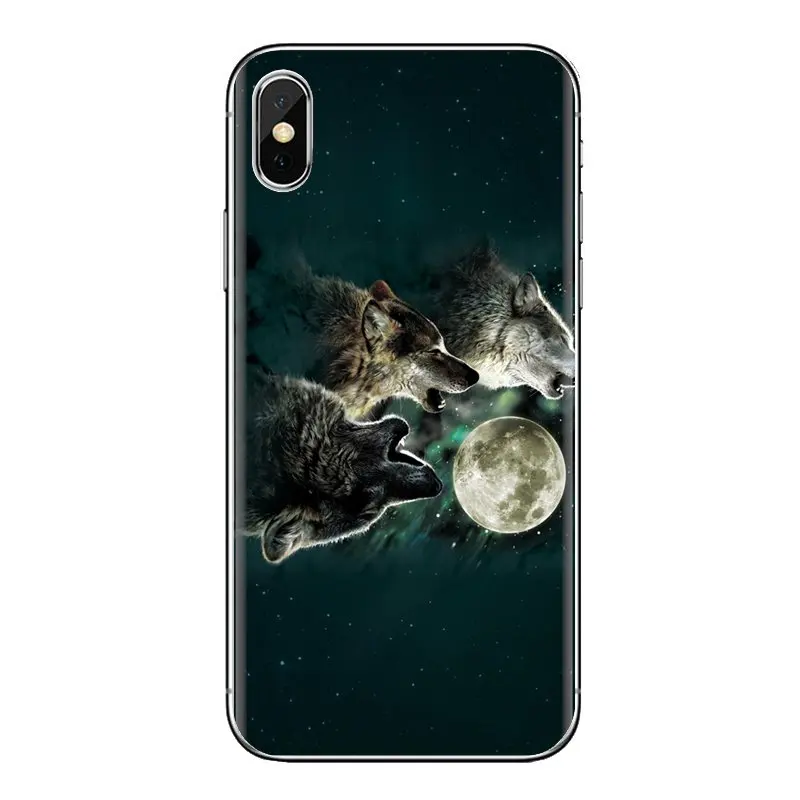 Moon Wolf для Samsung Galaxy J1 J2 J3 J4 J5 J6 J7 J8 плюс 2018 Prime 2015 2016 2017 прозрачные мягкие чехлы |