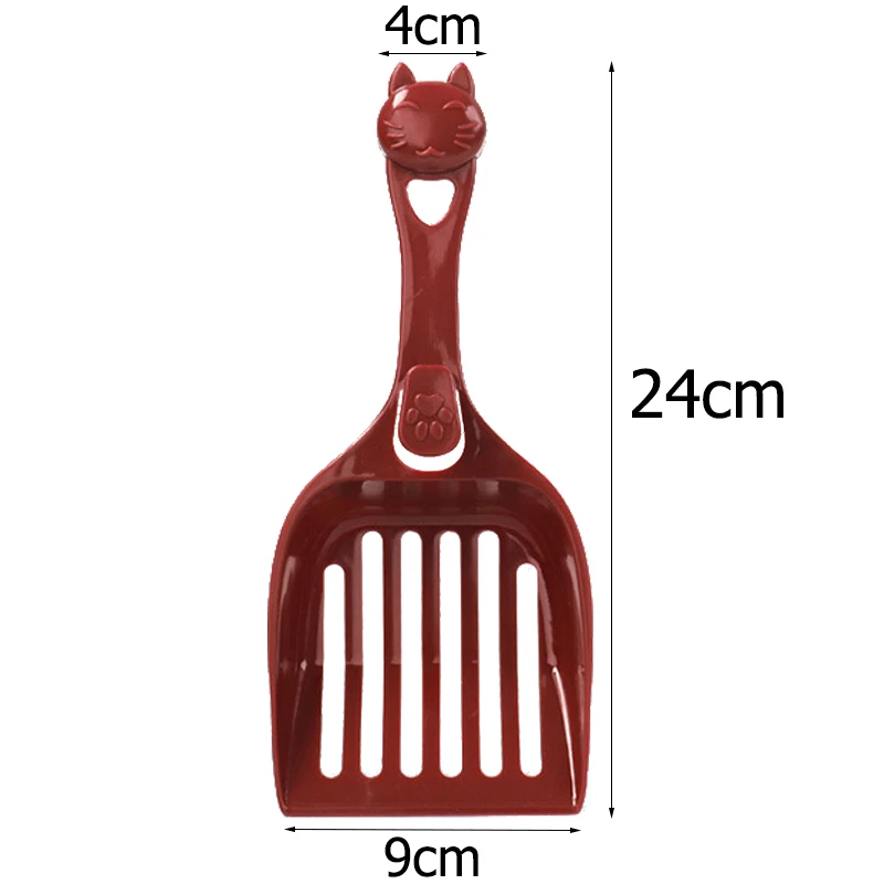 

Durable Pet Dog Cat Plastic Cleaning Tool Puppy Kitten litter Scoop Cozy Sand Scoop Poop Shovel Product For Pets Cat Supplies