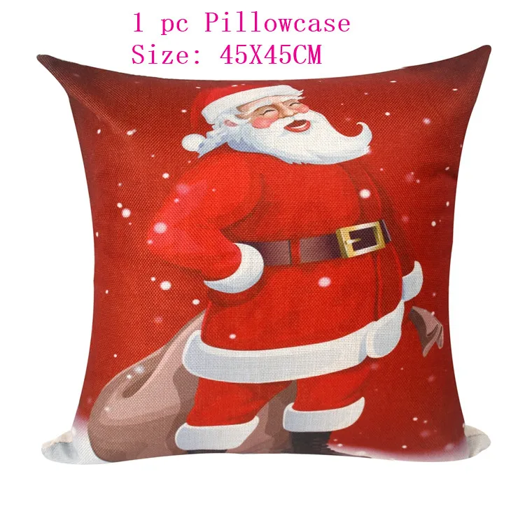Santa Claus 1 шт. рождественские украшения для дома Navidad kerst decoratie плюшевые украшения с подвеской в виде оленя лося и оленя год - Цвет: Santa Claus