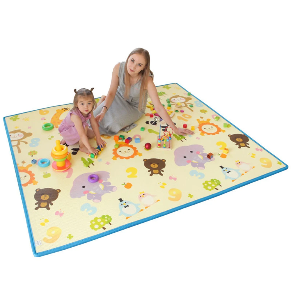 200x180 см XPE экологически чистый детский игровой коврик для ползания складной коврик игровой коврик для безопасности детей коврик игровой ков... 