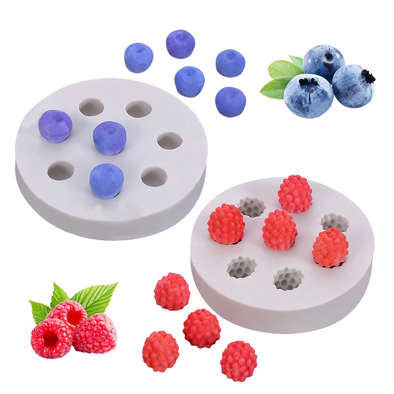 

Силиконовая форма для украшения торта, черники, малины, клубники
