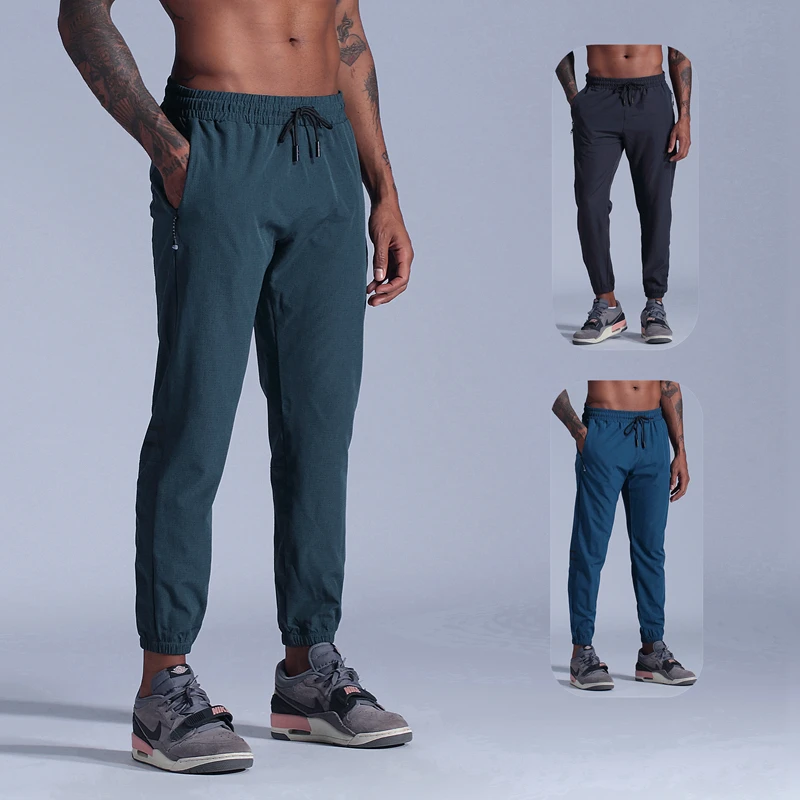New Sport Pants Men Running Pants With Zipper Pockets Training and Joggings Men Pants Soccer Pants Fitness Pants For Men