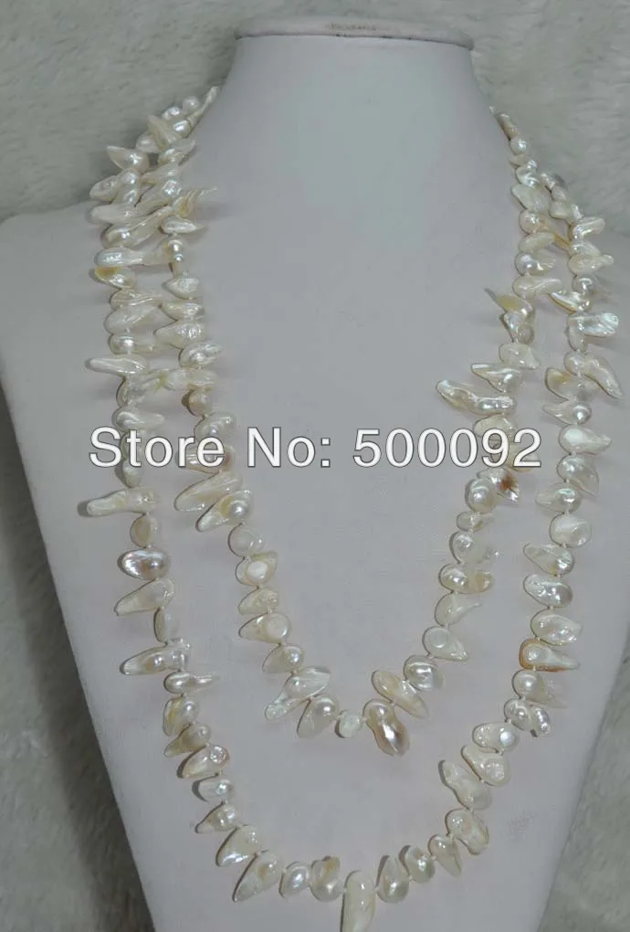 

47 " blister freshwater cultured pearl necklace free shipping