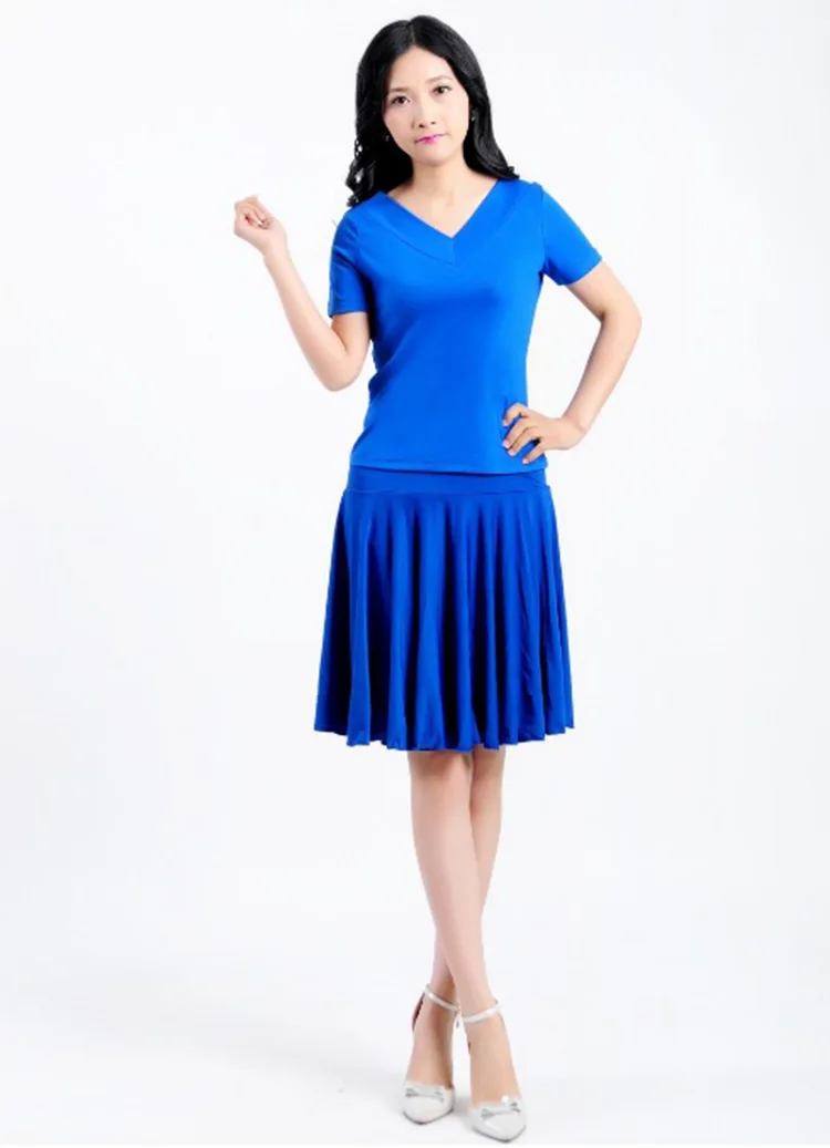 Новая женская юбка для латиноамериканских танцев взрослых квадратная