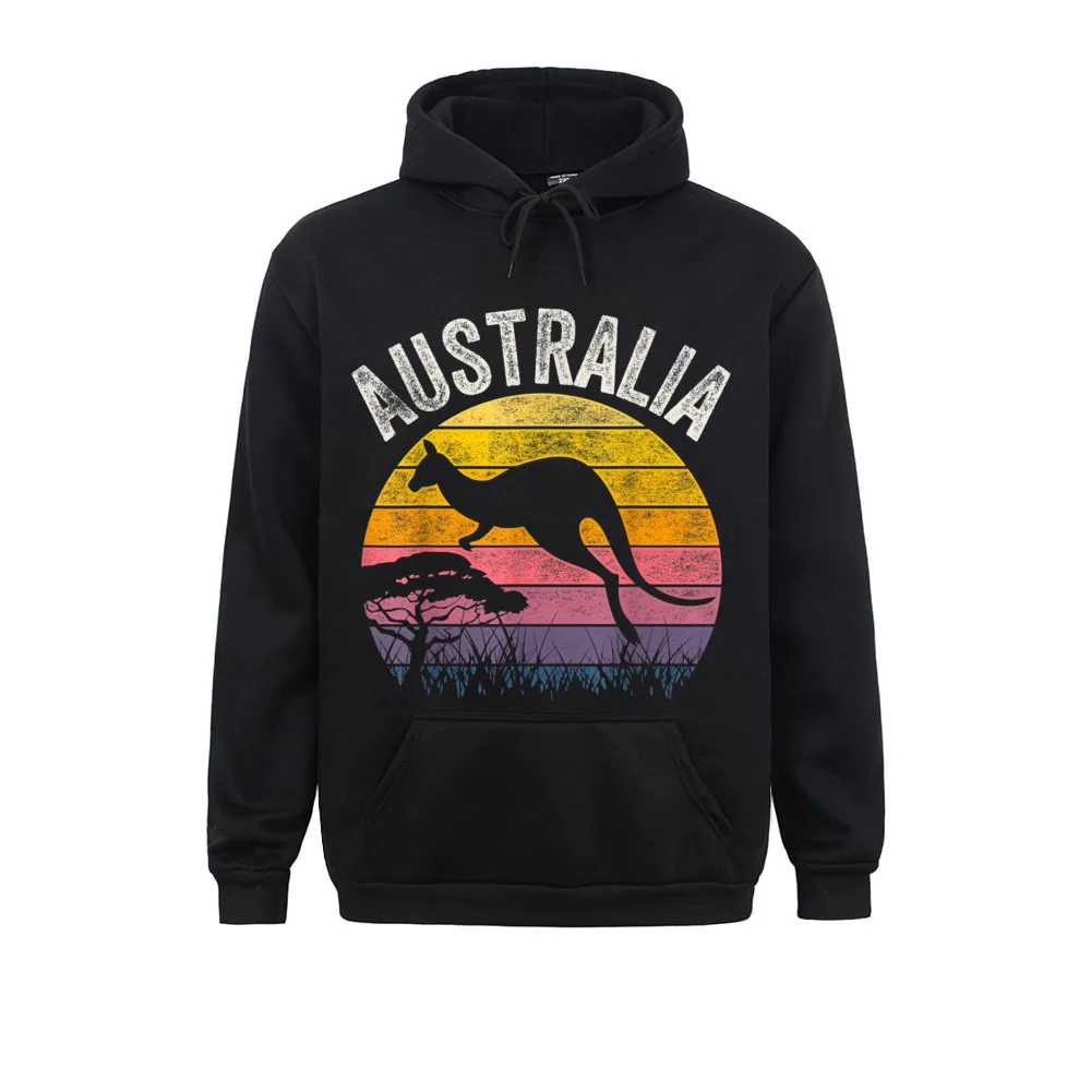 

Men's Long Sleeve Australia Day Funny Australian Kangaroo Vintage Gift Sweatshirts Printed Hoodies 2021 Fashion Hoods