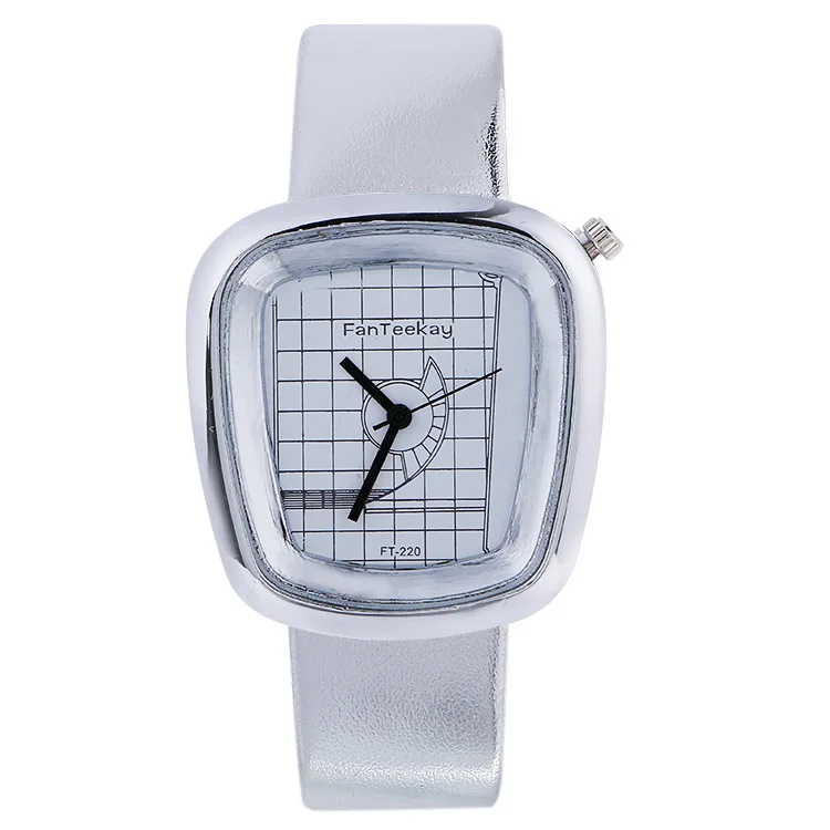 

Fashion Creative Grid Pattern Women's Watch Women's Square Dial Belt Quartz Watch fashion watch