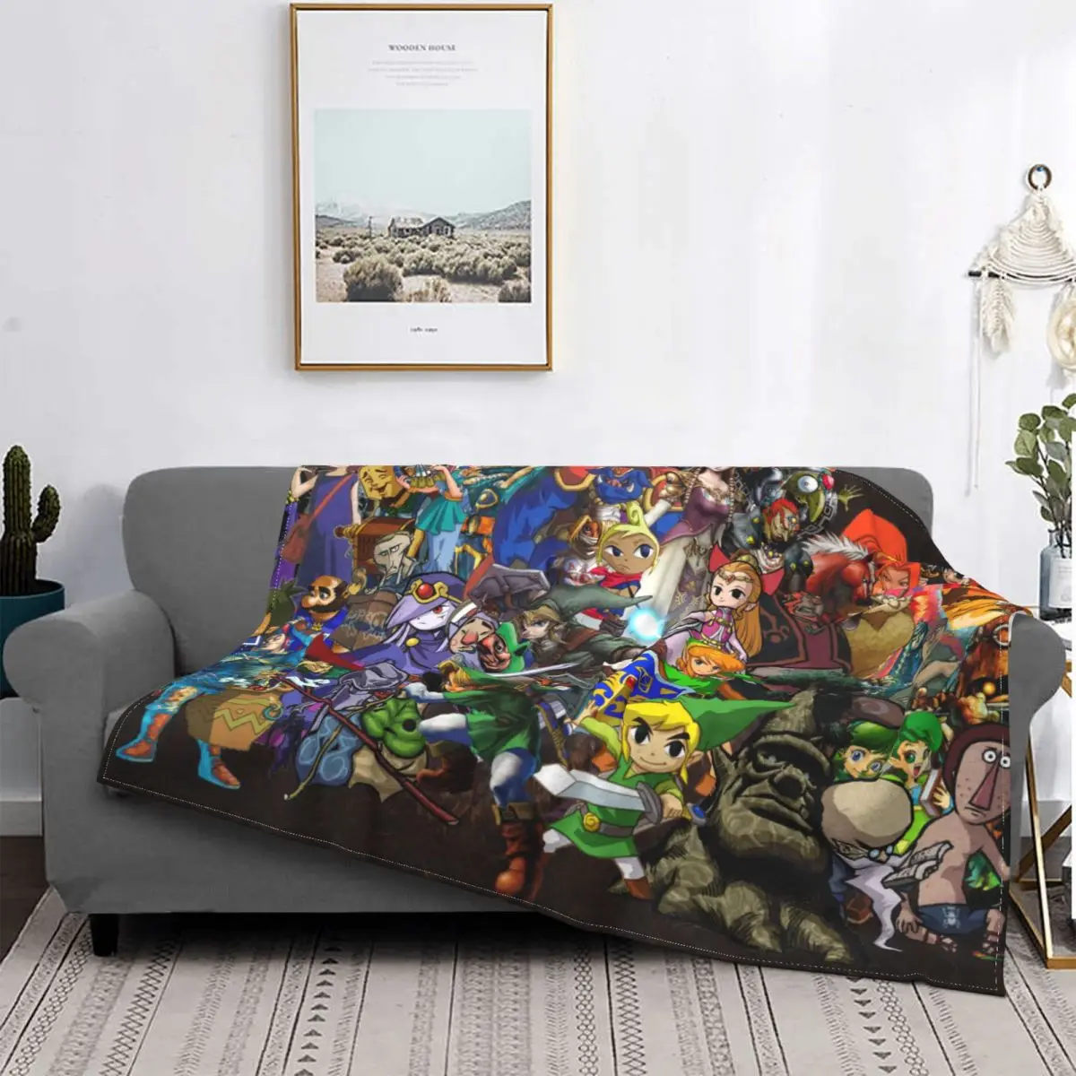 

Zelda Hd Blanket Anime Game Winter Bedspread Plush Soft Cover Flannel Quilt Bedding Sofa Travel Velvet Outlet Decor