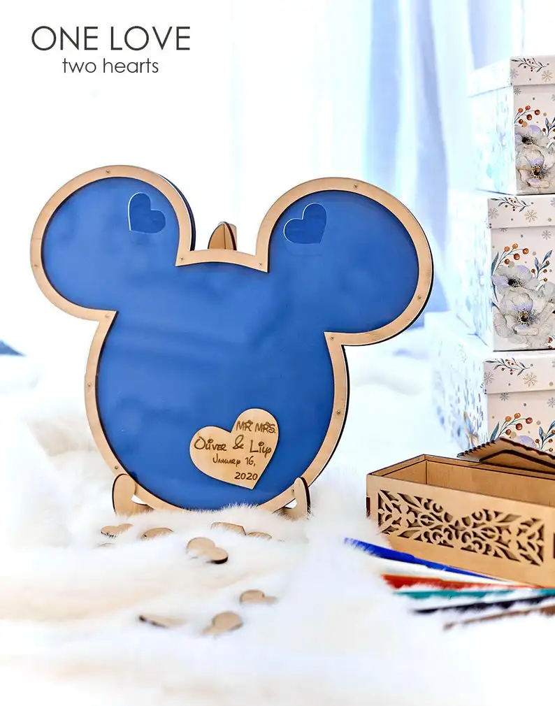 Гостевая Свадебная книга Mouce гостевая альтернатива свадебной гостевой книге