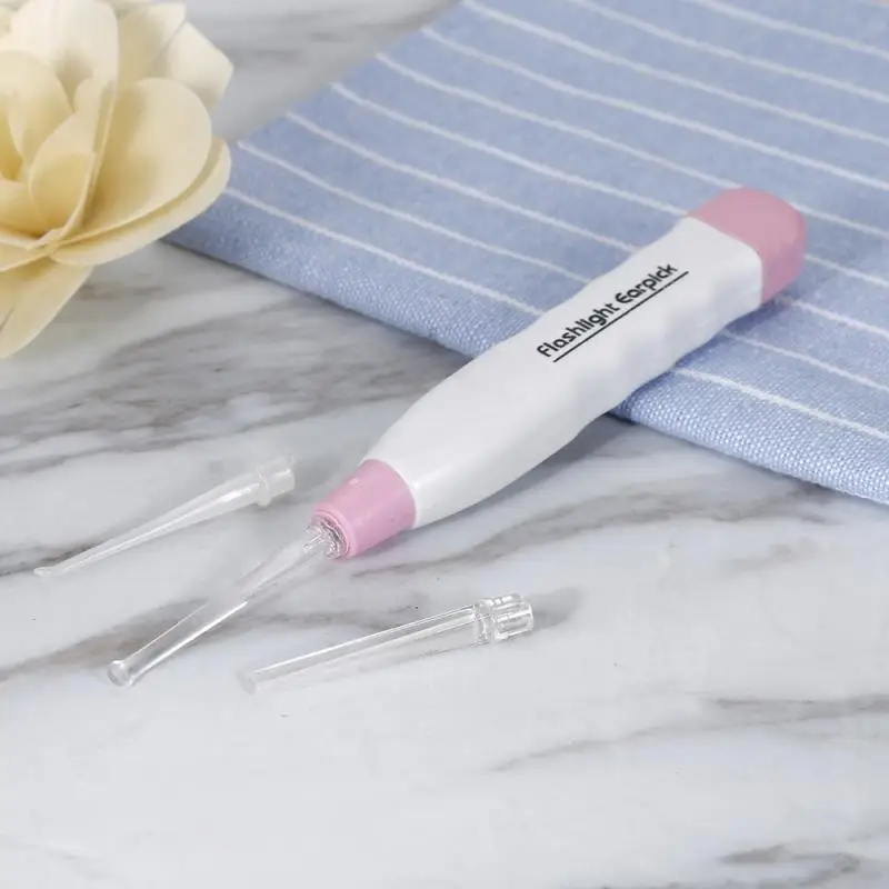 Новый шприц для чистки ушей со светодиодным освещением|Ушная спринцовка| |