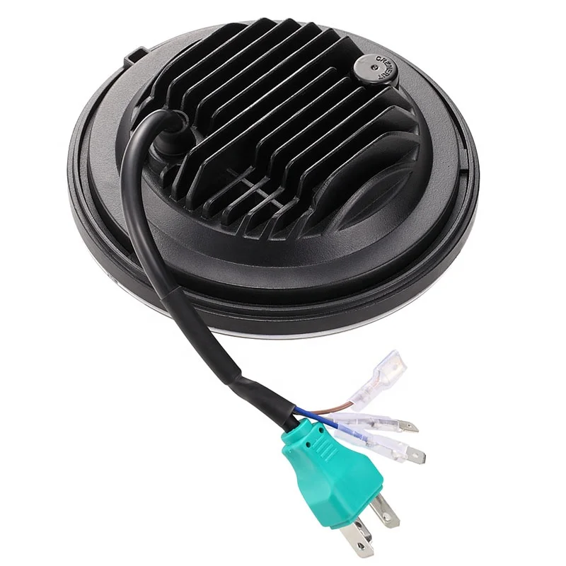 Корпус фар мотоцикла 5,75 дюймов светодиодный фонарь для Honda Shadow Harley Suzuki Мотоциклы метрические велосипеды крейсера чопперы