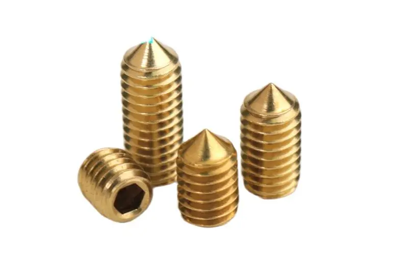 Латунный наконечник машина измеритель верхний провод крепежный винт
