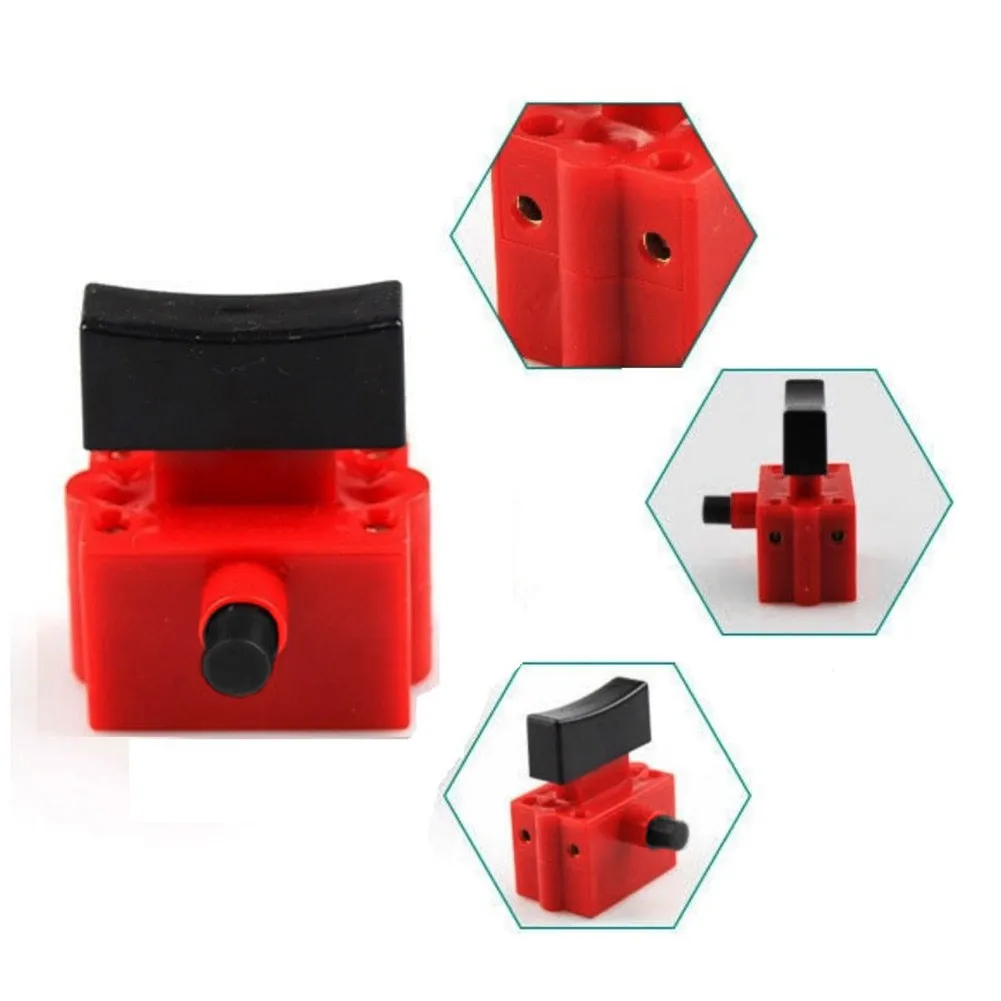 

10(10)A 250V 5E4 Trigger Button Switch 355 Type SPST Pull Steel Crane Cutting Machine Switch For FA2-10/2B 5E4 Self Rest Switch