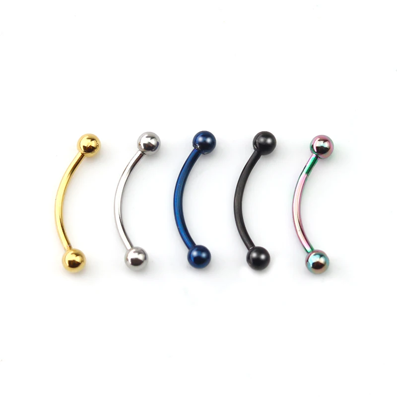 Бровей Триммер для пирсинга пупка пирсинг язык серьга в виде стержня ложная