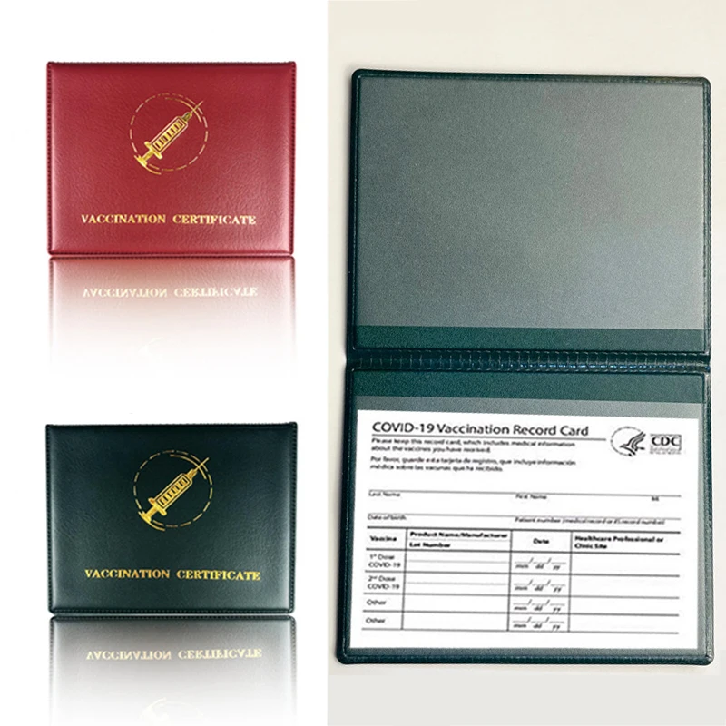 

1PC Spot Cdc Transparent 11.5*9cm,PU Waterproof Soft Film Ferrules, Pp Epidemic Record Ferrules, Certificate Cover