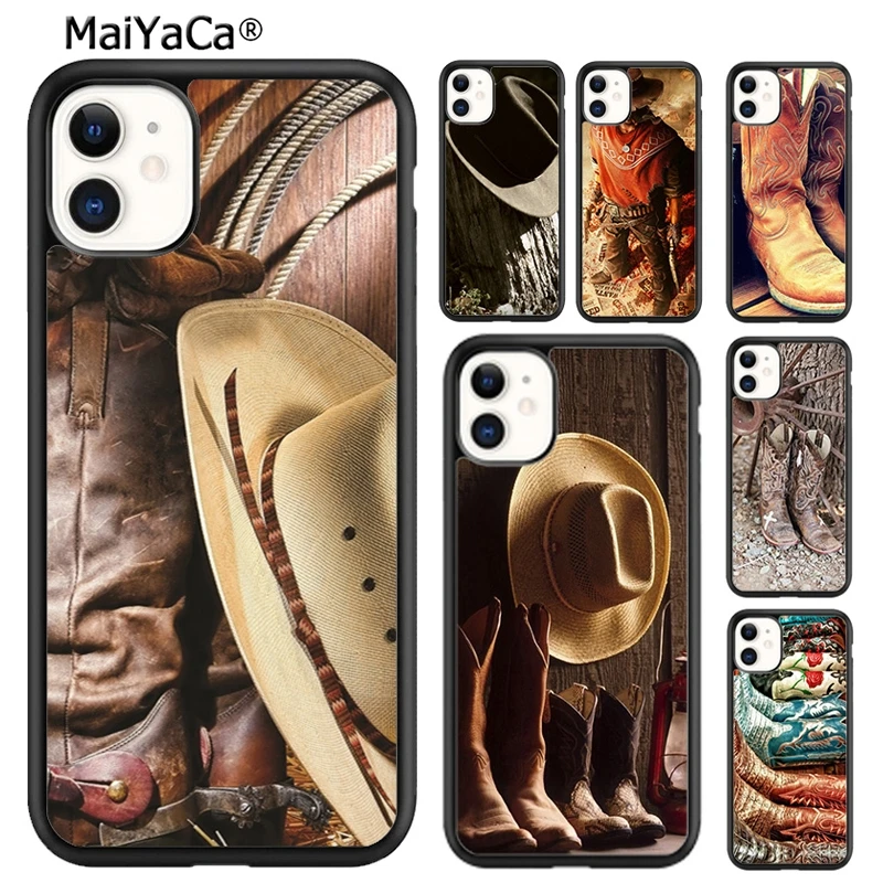 Ковбойские ботинки-ковбойские ботинки MaiYaCa прямая шляпа чехол для телефона iPhone 5s