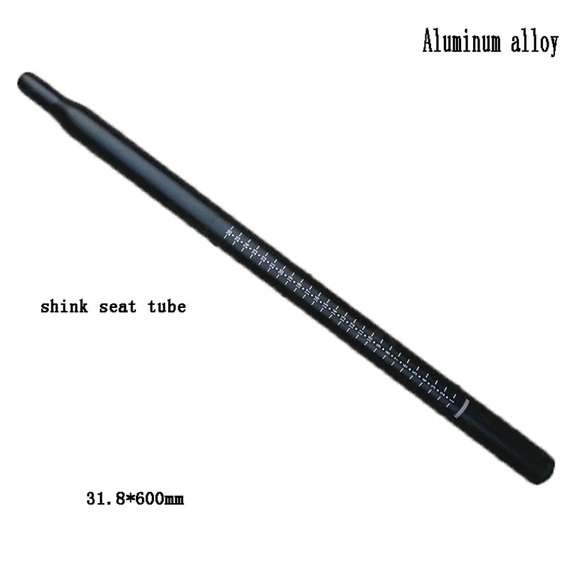 31.8×600mm Folding Bicycle Seatpost Lengthen 2.5mm Thicknss Saddle Tube Aluminum Alloy Seat Accessories | Спорт и развлечения