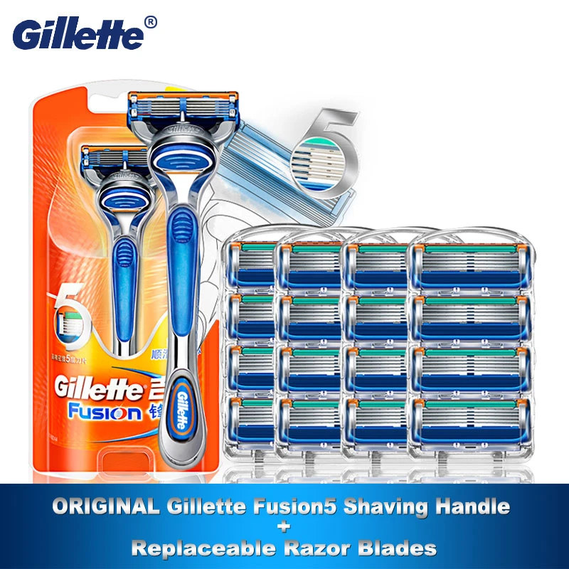 Оригинальная бритва Gillette Fusion 5 бритвенный станок для мужчин сменные бритвенные