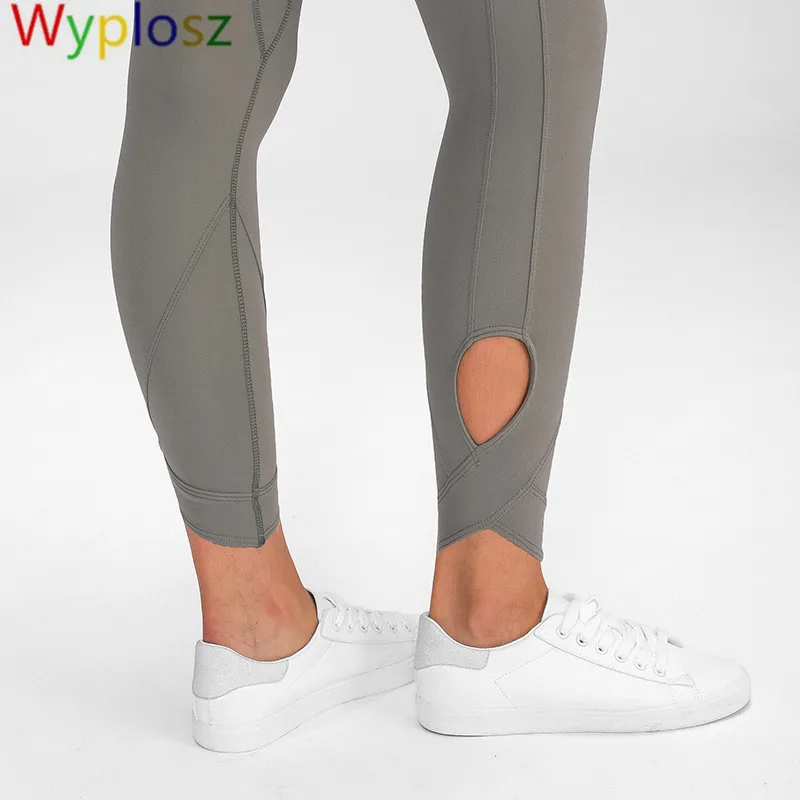 Wyplosz Fitness Leggings High Waist Tight Yoga Pants Elastic Energy Workout Sports Gym cutout cross-foot | Спорт и развлечения