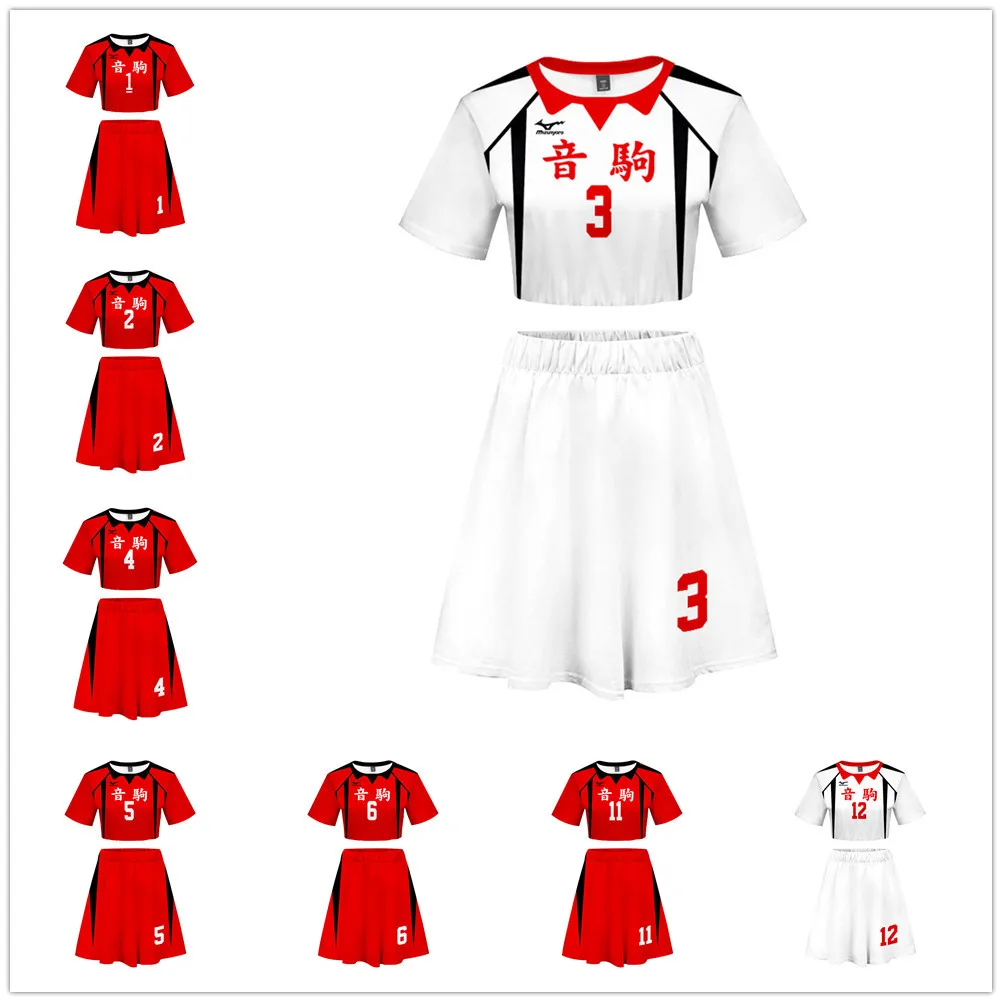 

Аниме Haikyuu Косплей Nekoma High School Sportwear Haikyuu! Костюмы для косплея Kenma Kozume, трикотажные изделия, платье, униформа