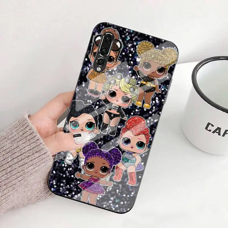 

GIRL Lol Dolls Phone Case Tempered Glass For Huawei P9 10 10plus 20 20Pro 30mate9 10 20 20Pro Honor8X 9 10 V10 Nova3I 5