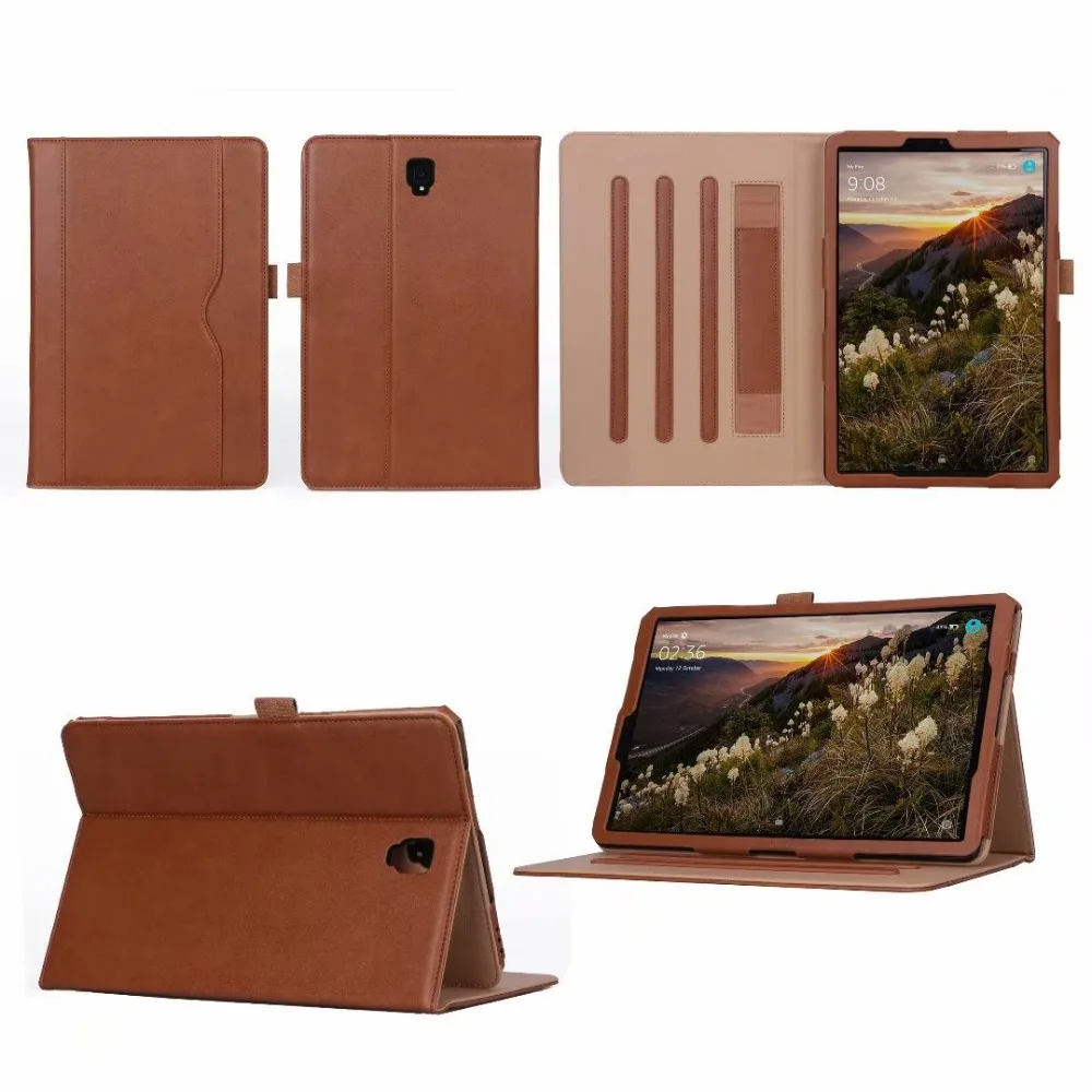 Умный чехол для Samsung Galaxy Tab S4 10 5 T830 T835 SM дюйма планшета с ручкой и ремешком на руку