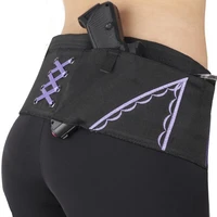 womens gun holster waist belly band concealed carry holster pocket slot iwb glock 17 18 19 garter holster for airsoft accessory